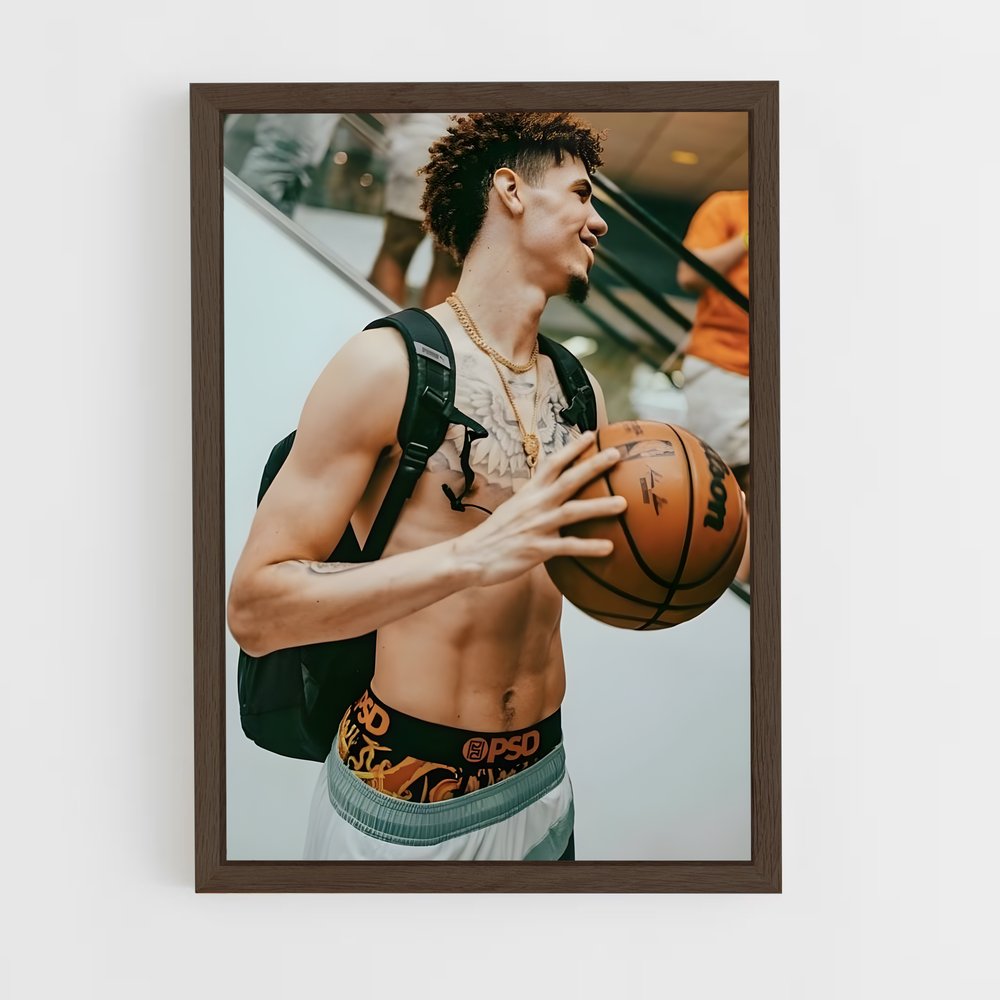 Poster Lamelo ball basket – affiche Basketball (vue 5)